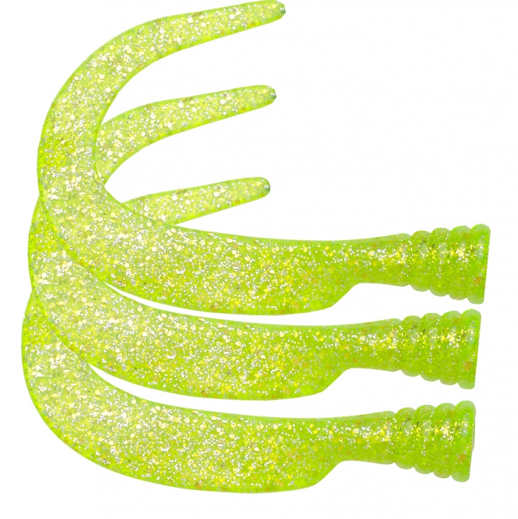 Extra Tail/Svans till McTail (Chartreuse)- 3pack