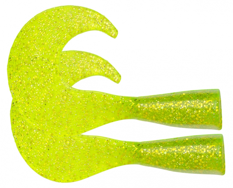Extra Svans till Zonker Tail, 2-pack (Chartreuse)