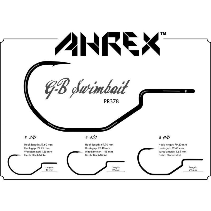 Ahrex PR378 - GB Predator Swimbait