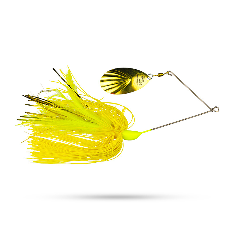 Rad Dog Spinnerbait - Single Blade Yellow Goldfish